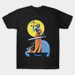 Themis Lady of Justice - Mythology T-Shirt